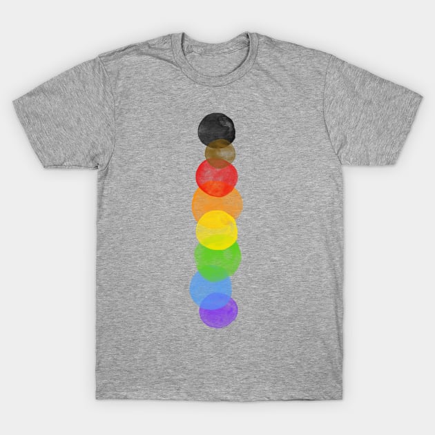 Rainbow Pride Bubbles T-Shirt by inSomeBetween